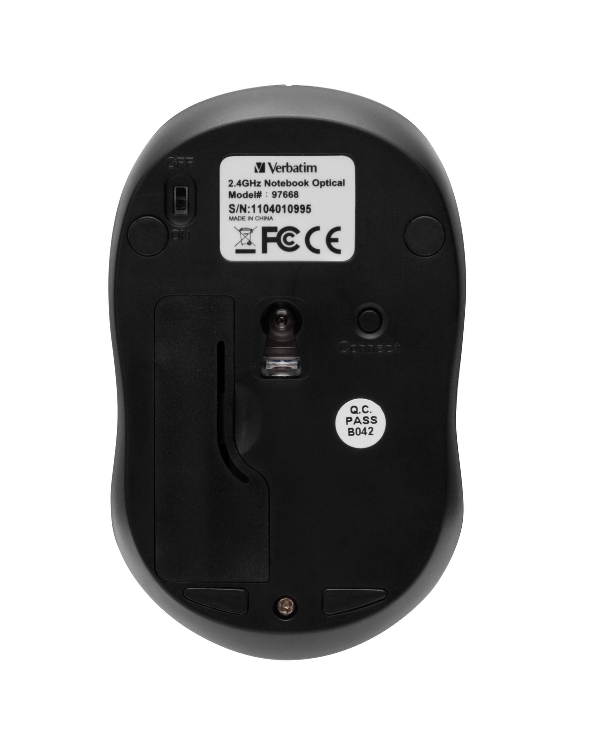Verbatim Go Nano Maus Büro RF Wireless 1600 DPI