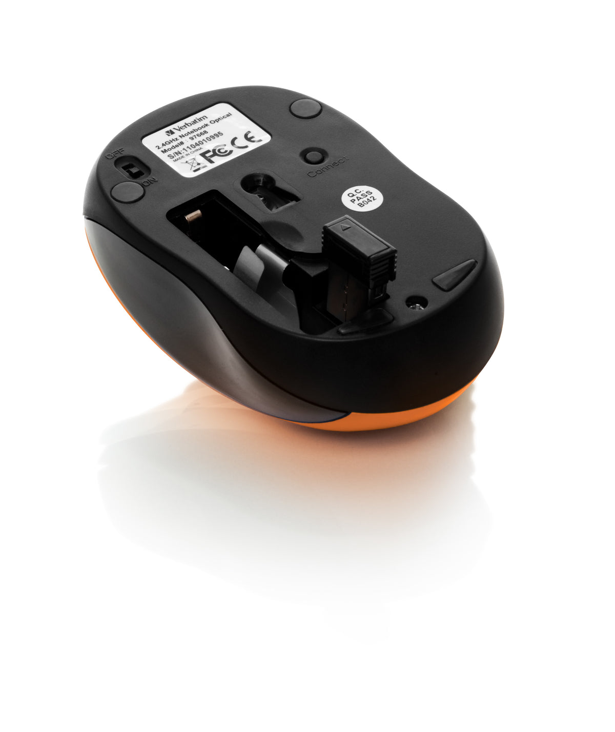 Verbatim Go Nano Maus Büro Beidhändig RF Wireless 1600 DPI
