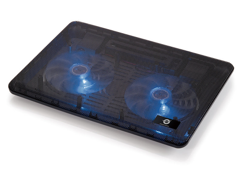 Conceptronic CNBCOOLPAD2F Llaptop-Kühlpad 39,6 cm (15.6") Schwarz