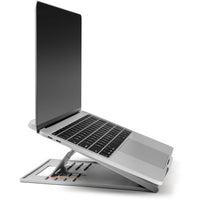 Kensington SmartFit Easy Riser Go - Höhenverstellbarer, ergonomischer Laptopständer für Laptops bis zu 14"