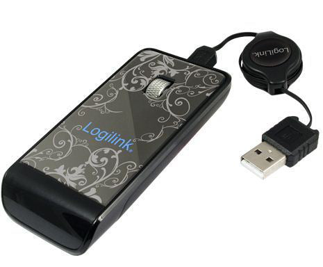 LogiLink ID0056 Maus Beidhändig USB Typ-A Optisch 800 DPI