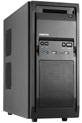 Chieftec LF-02B-OP Computer-Gehäuse Midi Tower Schwarz