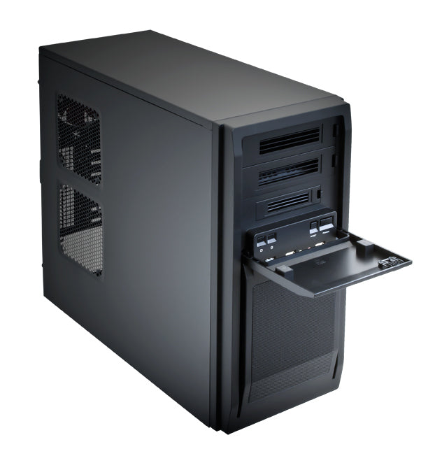 Chieftec LF-02B-OP Computer-Gehäuse Midi Tower Schwarz