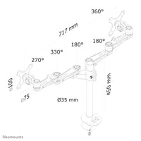 Neomounts FPMA-D935DG Monitorarm 10-27"