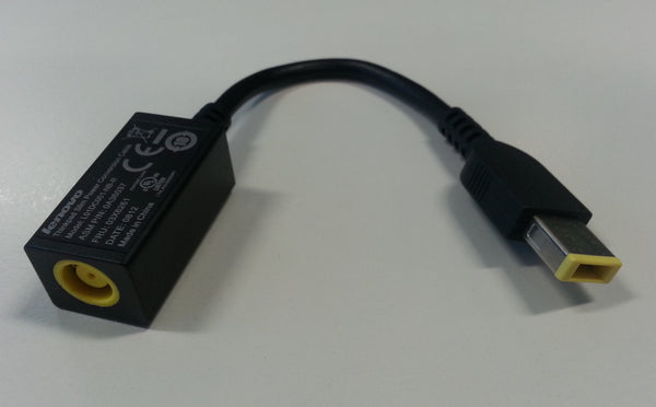 Câble de conversion d'alimentation fin Lenovo ThinkPad noir