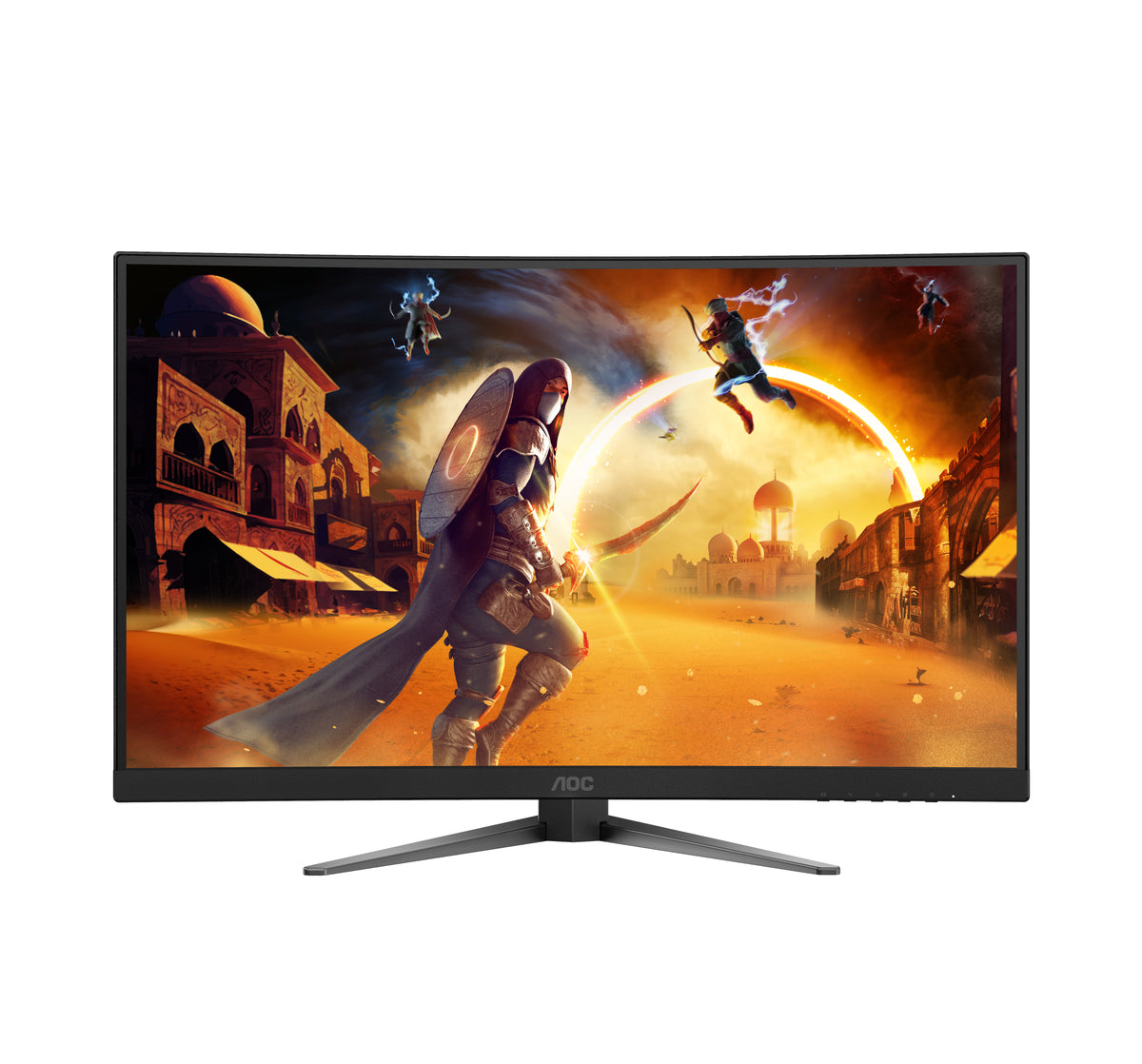 AOC G4 CQ27G4Z2AD Computerbildschirm 68,6 cm (27") 2560 x 1440 Pixel Schwarz, Rot