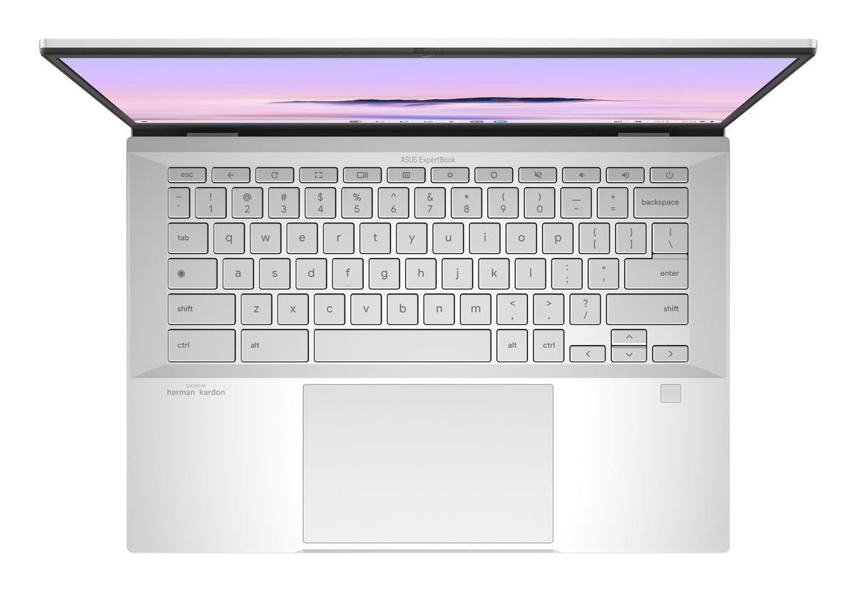 ASUS Chromebook Plus CX54 CX5403CMA-QM1515 Intel Core Ultra 5 115U 35,6 cm (14") Touchscreen WQXGA 16 GB LPDDR5x-SDRAM 512 GB SSD Wi-Fi 6E (802.11ax) ChromeOS Silber