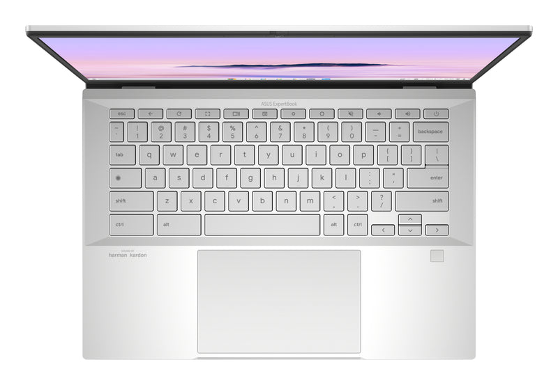 ASUS Chromebook Plus CX54 CX5403CMA-QM1515 Intel Core Ultra 5 115U 35,6 cm (14") Touchscreen WQXGA 16 GB LPDDR5x-SDRAM 512 GB SSD Wi-Fi 6E (802.11ax) ChromeOS Silber