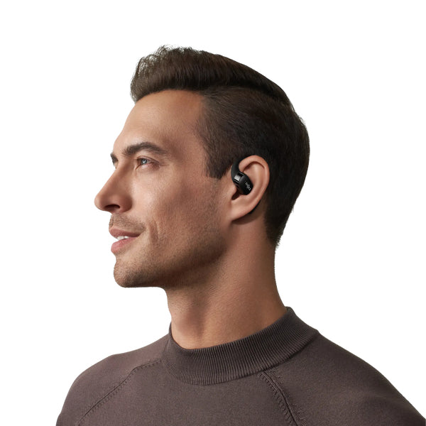 SHOKZ OpenFit Kopfhörer Kabellos Ohrbügel Anrufe/Musik/Sport/Alltag Bluetooth Schwarz
