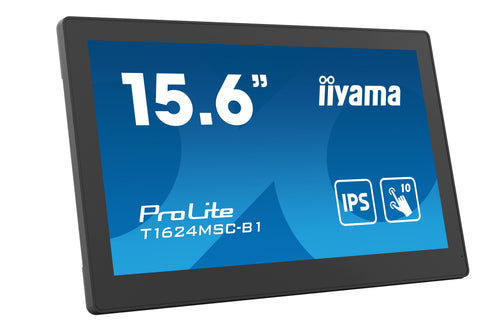 iiyama T1624MSC-B1 Computerbildschirm 39,6 cm (15.6") 1920 x 1080 Pixel Full HD LED Touchscreen Schwarz