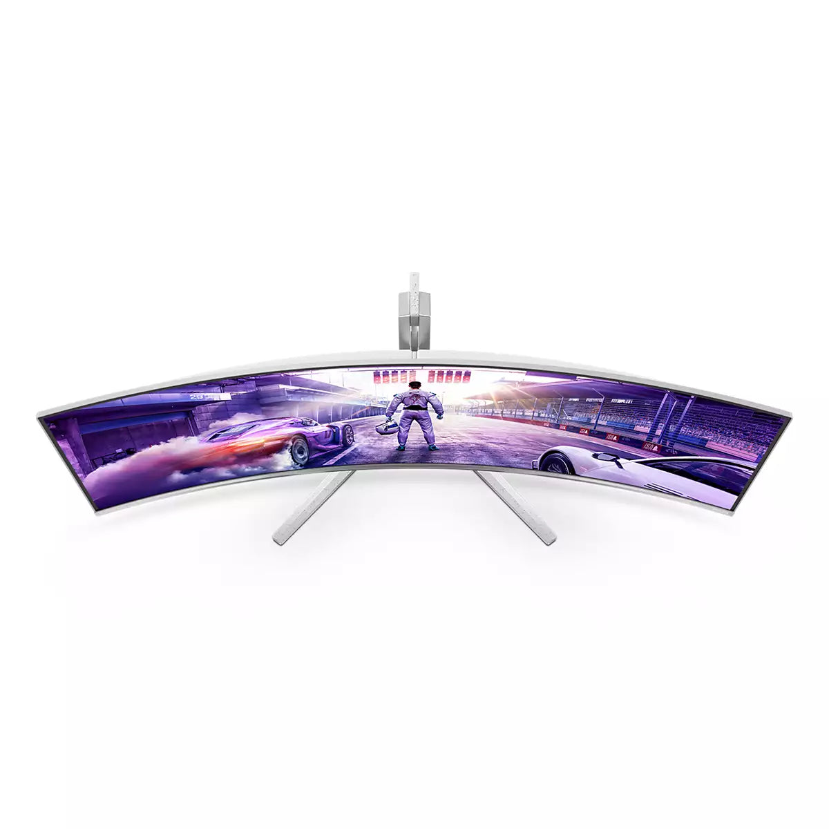 Philips Evnia 8000 49M2C8900/00 Computerbildschirm 124,2 cm (48.9") 5120 x 1440 Pixel Dual QHD QD-OLED Weiß