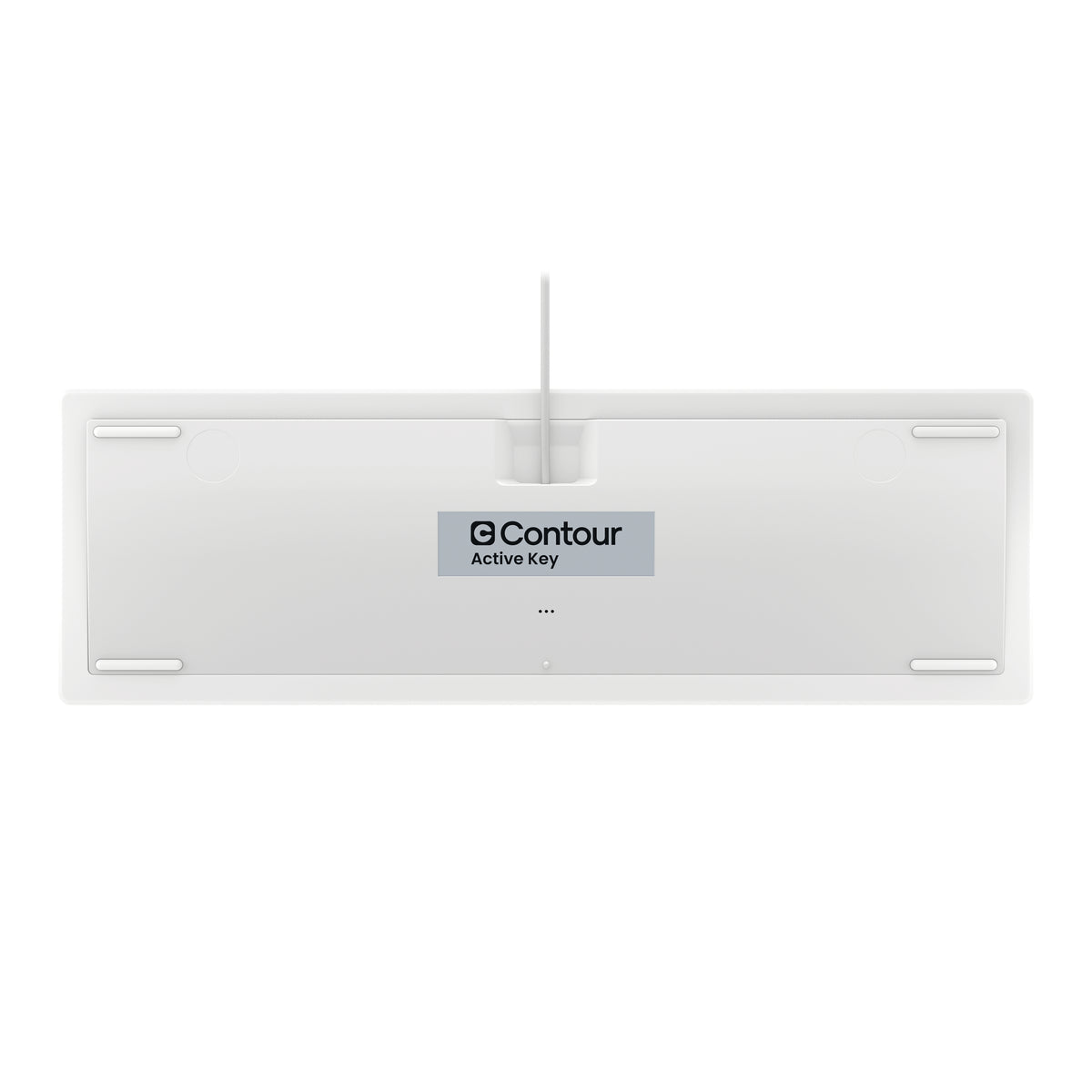 Contour Design Active Key AK-C8112 Tastatur Medizinisch USB Schweiz Weiß