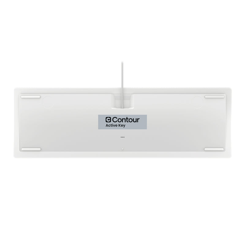 Contour Design Active Key AK-C8112 Tastatur Medizinisch USB Schweiz Weiß
