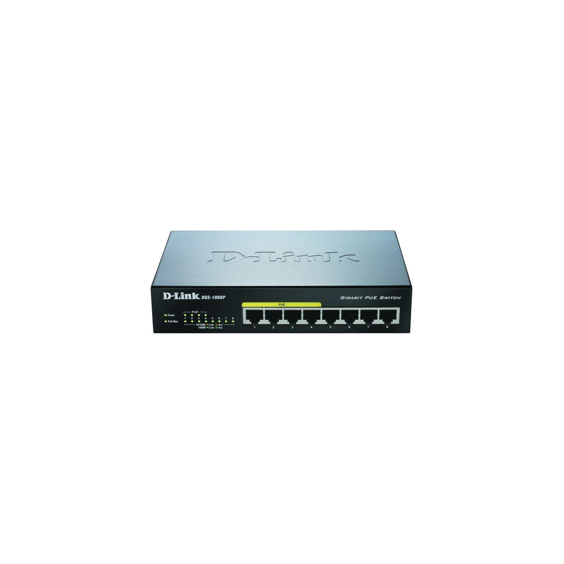 D-Link DGS-1008P/E: 8 Port PoE-Switch