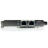 StarTech.com Dual Port PCI Express Gigabit Netzwerkkarte - PCIe PoE/PSE NIC Server Adapter