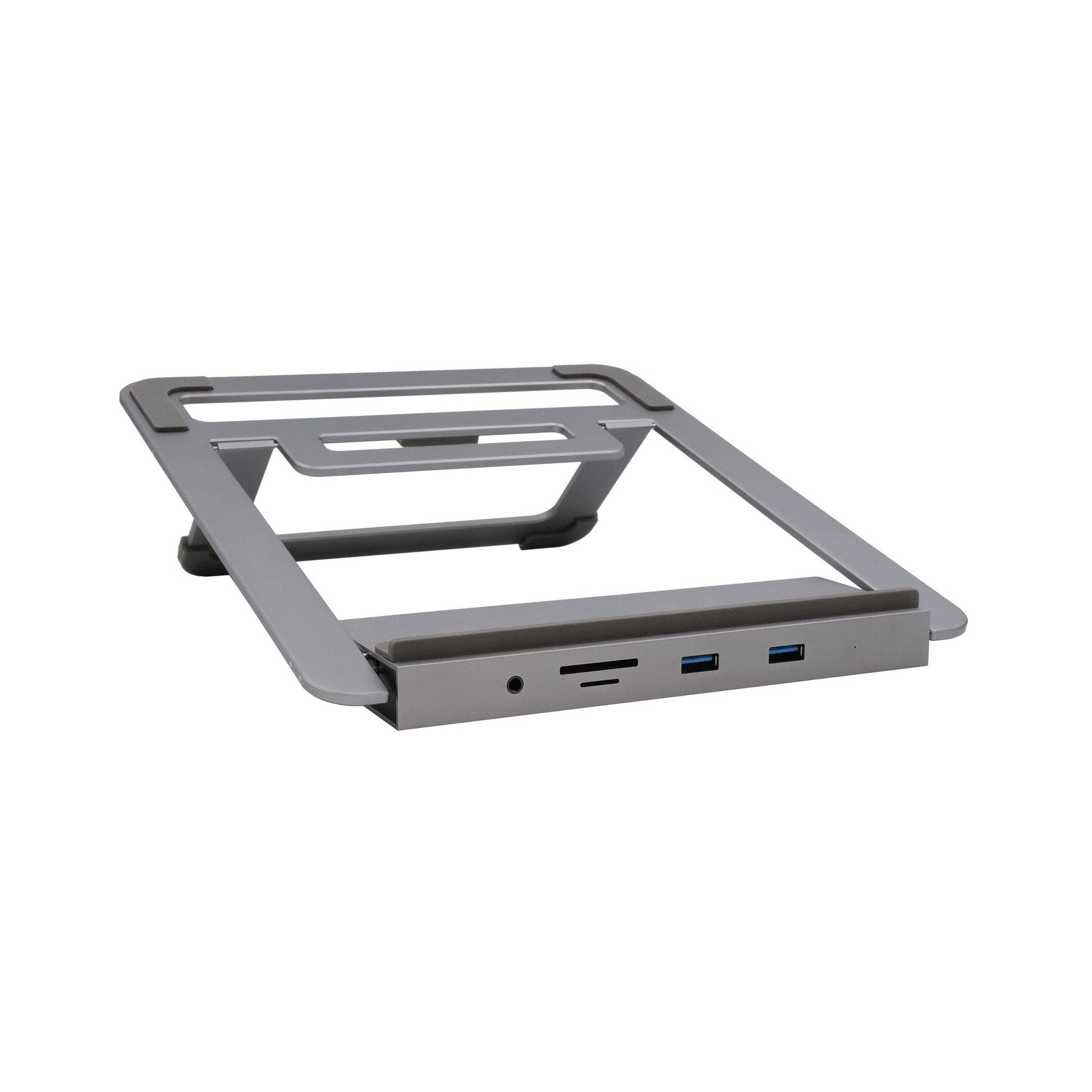 Exsys 12in1 USB-C Dockstation mit Notebook