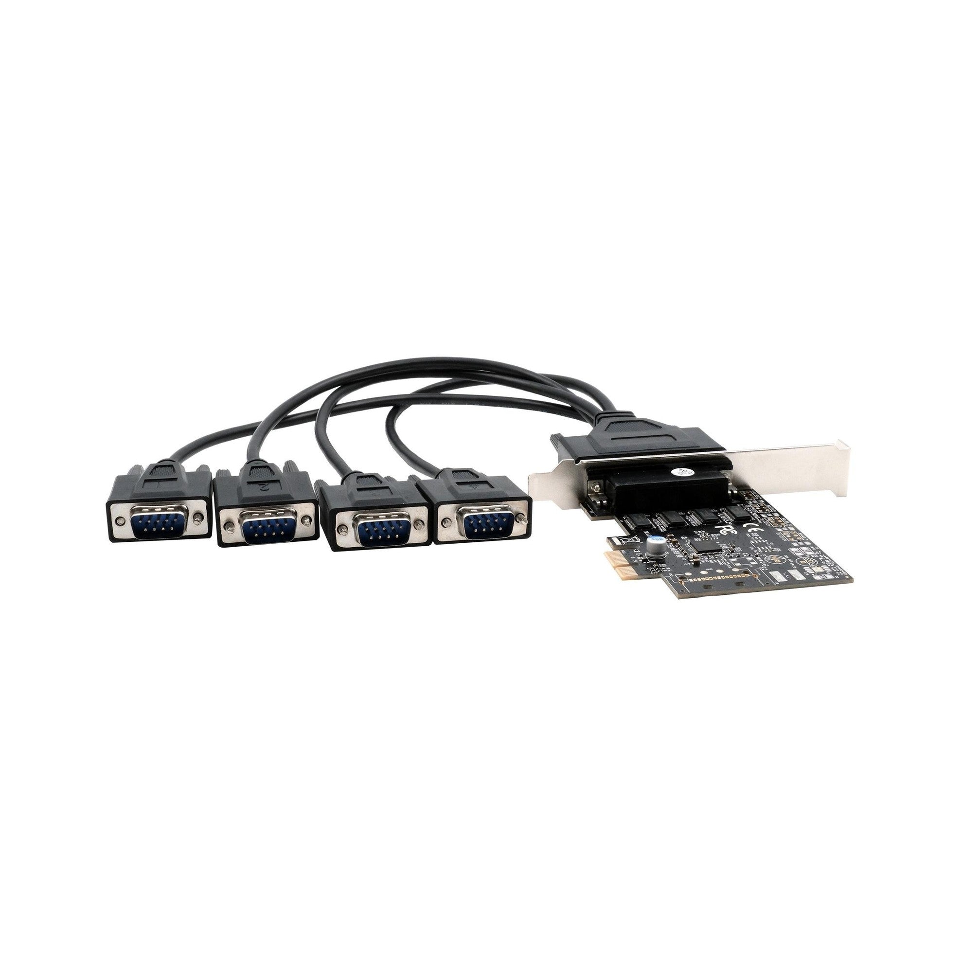 Exsys PCIe 4S Seriell RS-232 Karte