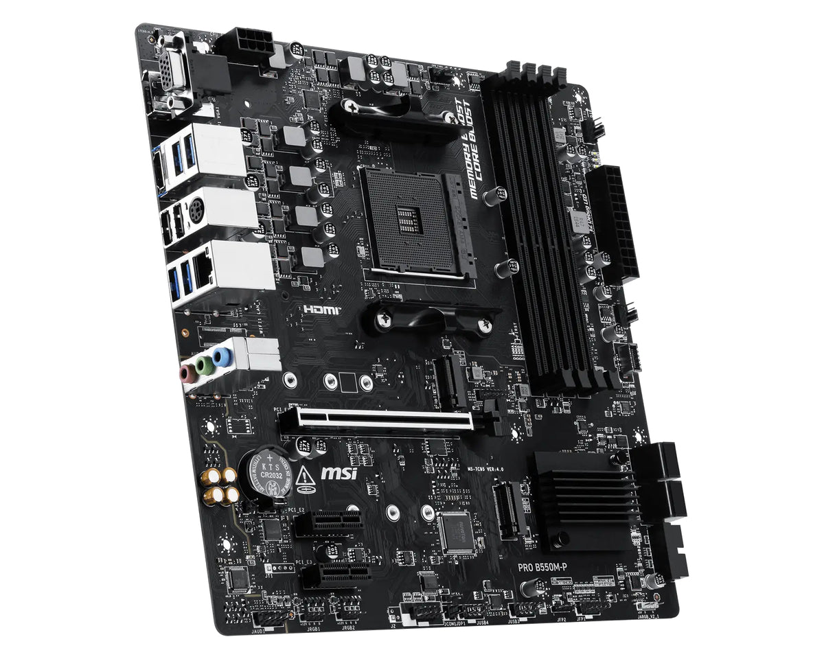 MSI PRO B550M-P Motherboard AMD B550 Sockel AM4 ATX