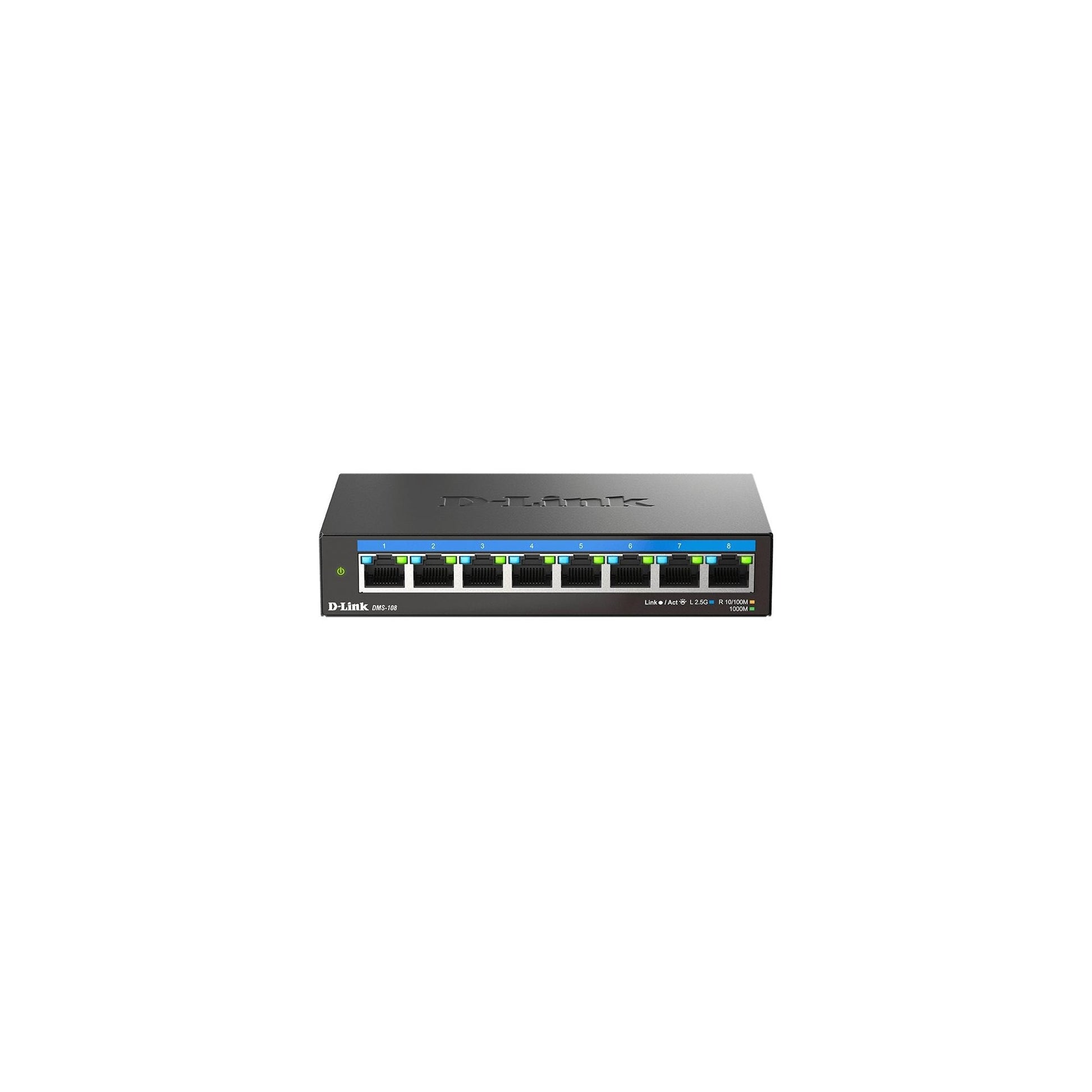 D-Link DMS-108/E: 8 Port Multi-Gbit Switch