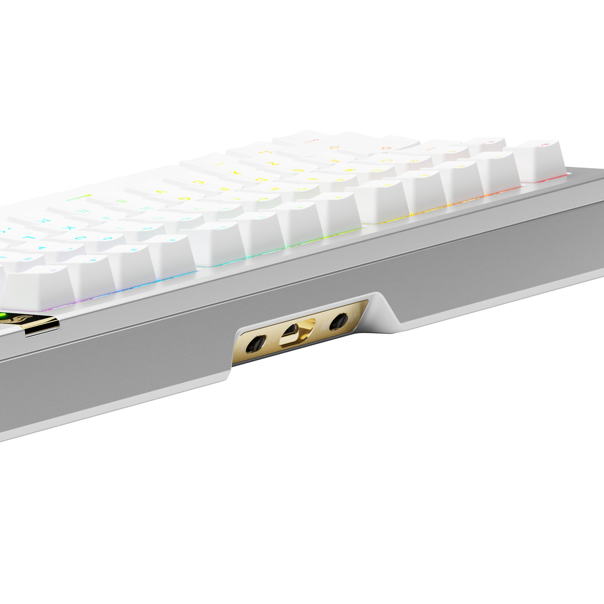 Glorious Gaming GMMK 3 PRO HE 75% Prebuilt Tastatur RF Wireless + Bluetooth QWERTY US Englisch Silber