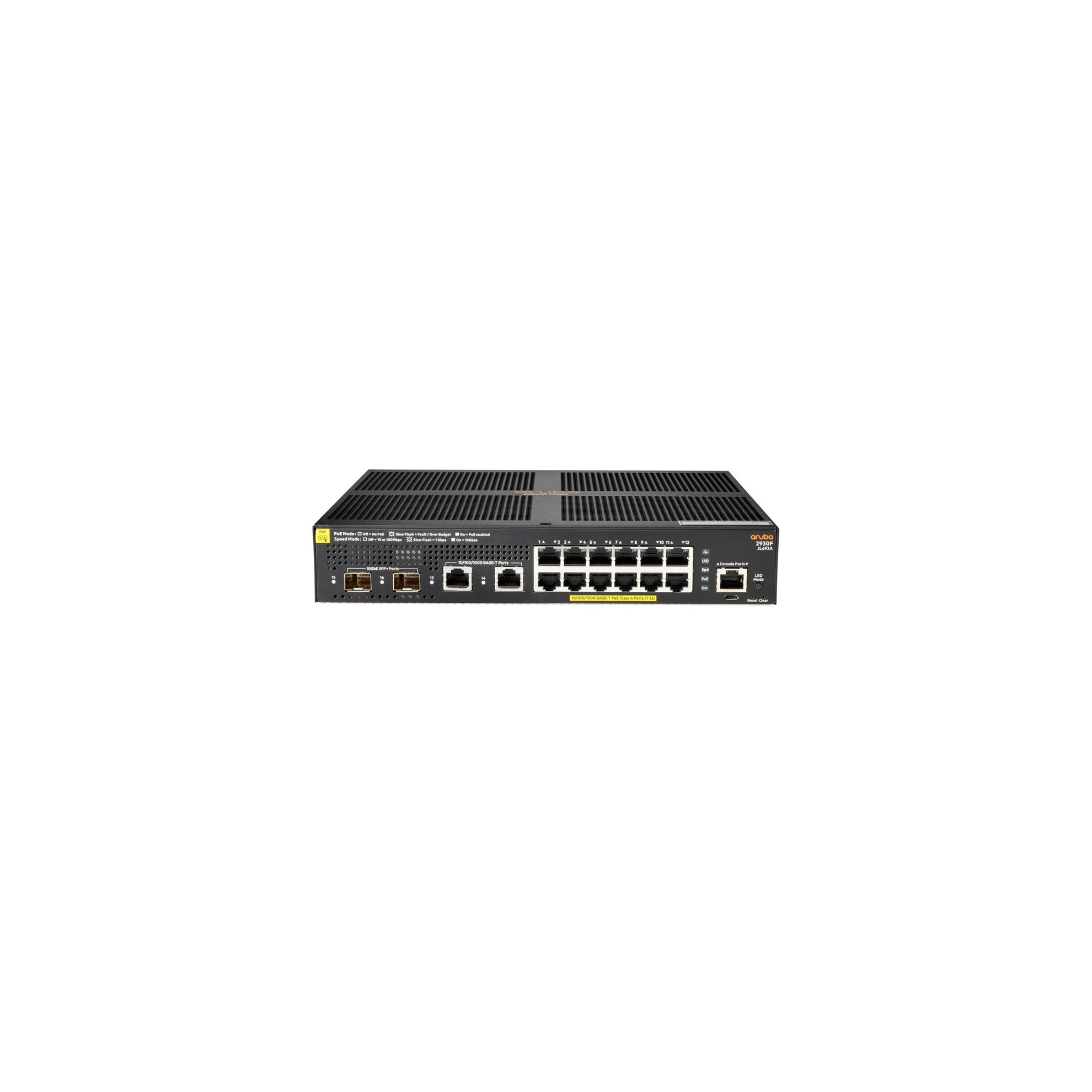 HP 2930F-12G-PoE+-2SFP+: 12 Port L3 Switch