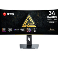 MSI MEG X Computerbildschirm 86,3 cm (34") 3440 x 1440 Pixel UltraWide Quad HD QD-OLED Schwarz