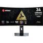 MSI MEG X Computerbildschirm 86,3 cm (34") 3440 x 1440 Pixel UltraWide Quad HD QD-OLED Schwarz