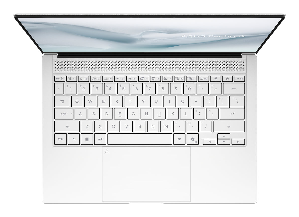 ASUS Zenbook S14 UX5406AA-SU173W Copilot+ PC Intel Core Ultra 9 386H Laptop 35,6 cm (14") Touchscreen 3K 32 GB LPDDR5x-SDRAM 1 TB SSD Wi-Fi 7 (802.11be) Windows 11 Home Spanisch Weiß