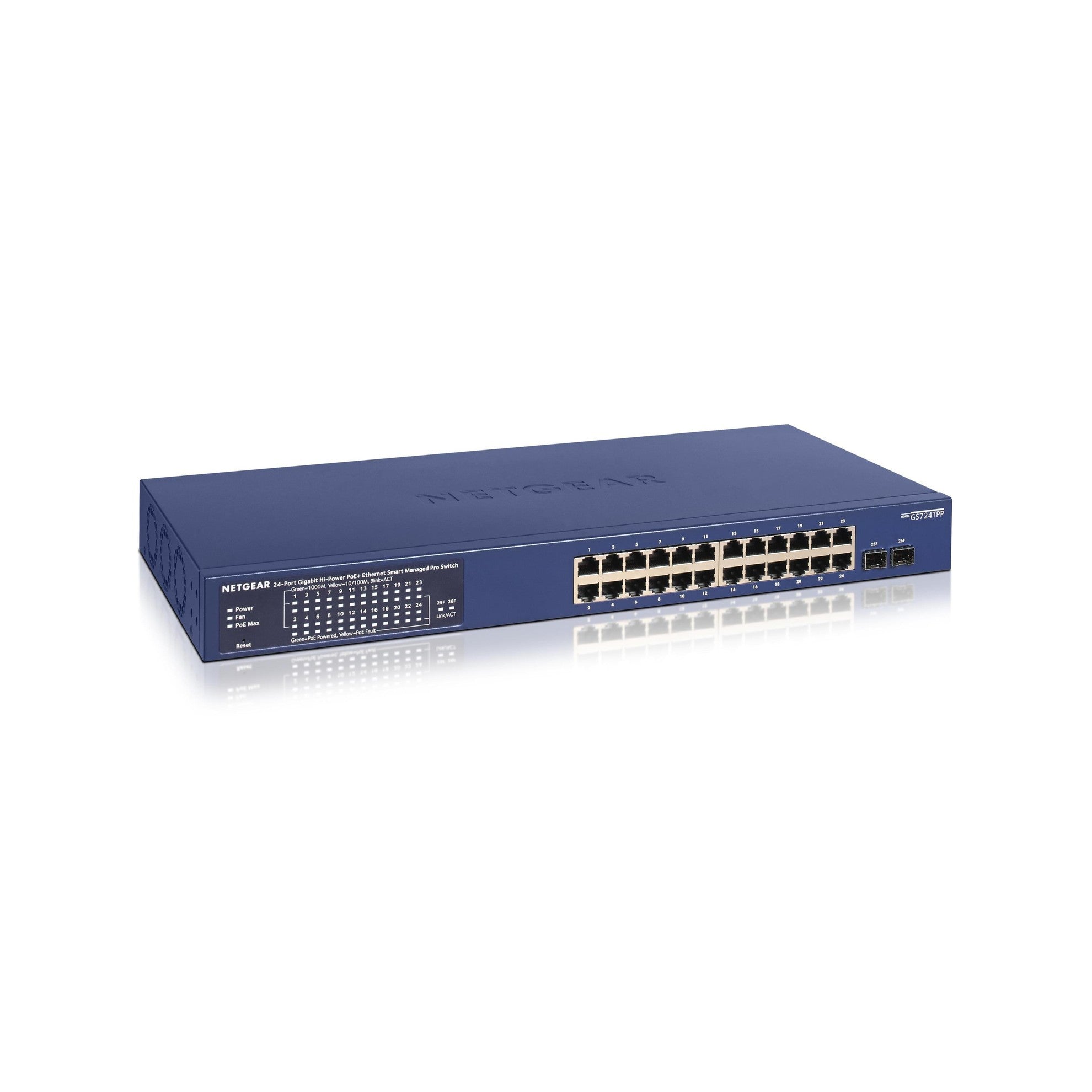 NetgearGS724TPP V3 :24 Port PoE Switch