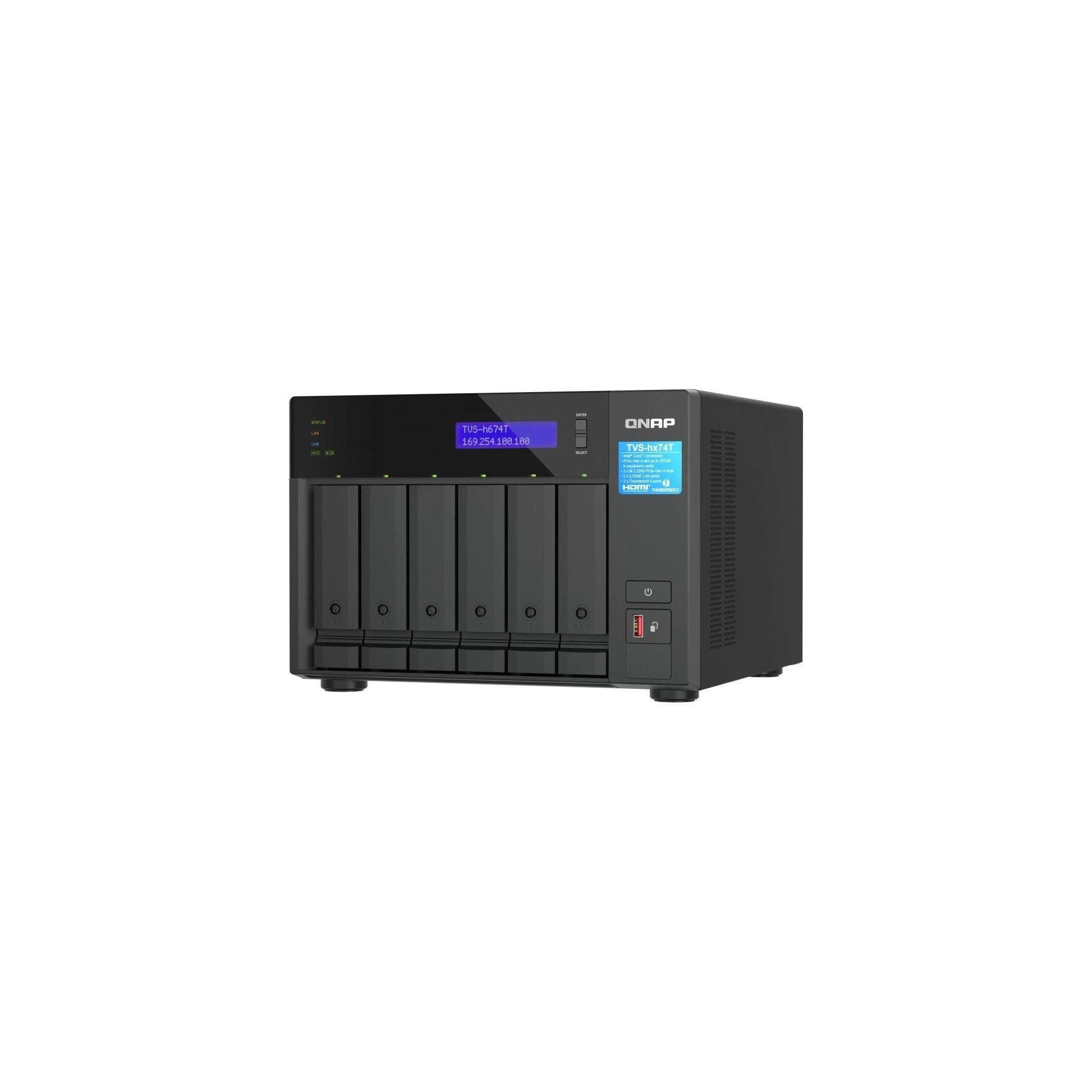 QNAP NAS TVS-h674T-i5-32G, 6 bay