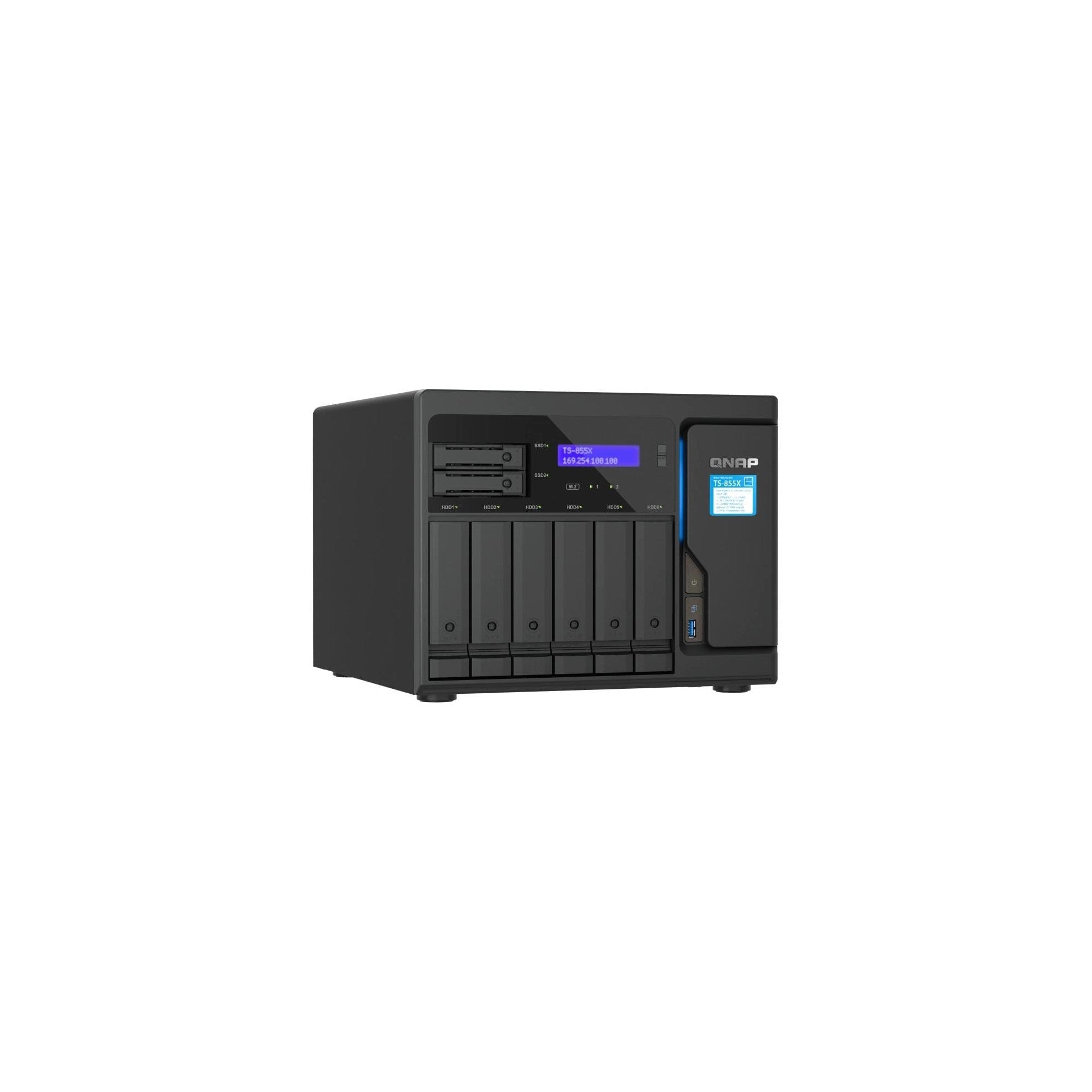 QNAP NAS TS-855X-8G, 6+2-bay