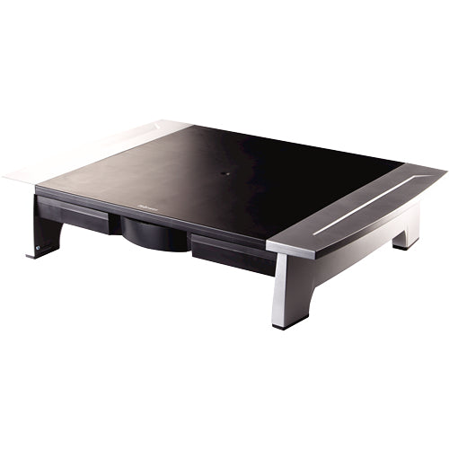 Fellowes Office Suites 71,1 cm (28") Tisch/Bank Schwarz, Silber
