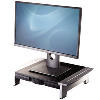 Fellowes Office Suites 71,1 cm (28") Tisch/Bank Schwarz, Silber