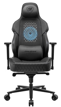 COUGAR Gaming-Stuhl NxSys Aero, integ. 200mm ARGB Lüfter, Schwarz