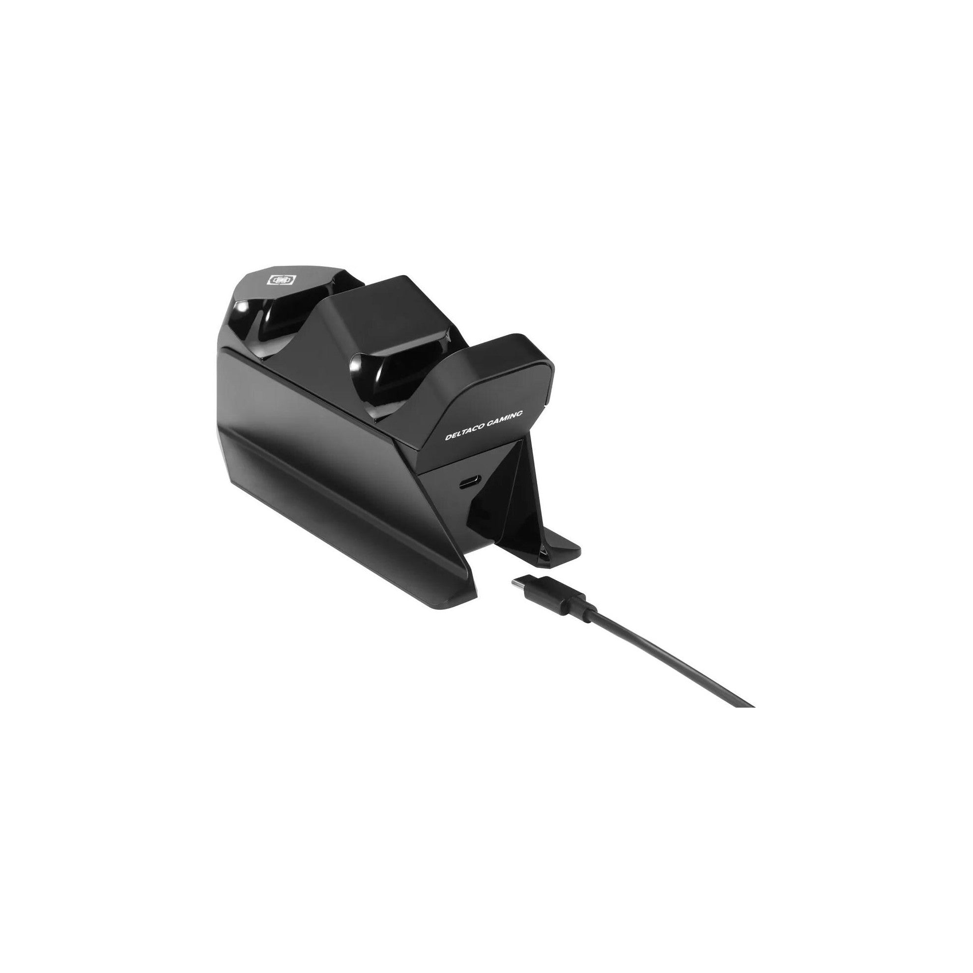 Deltaco Dual Charger PS5, Black