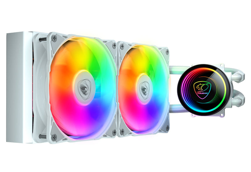 COUGAR CPU Wasserkühlung, Poseidon Elite 240, ARGB Weiß