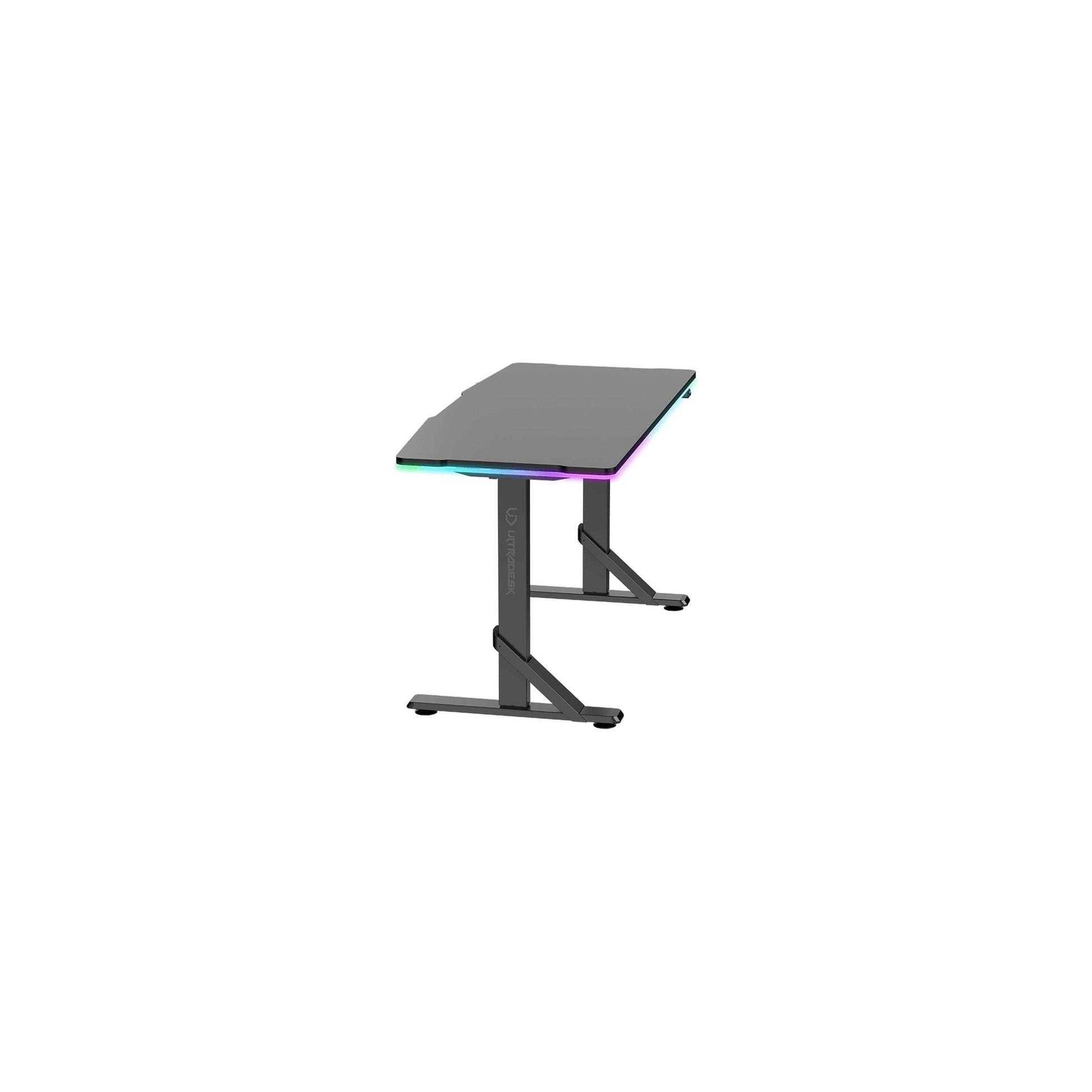 Ultradesk Iron Schwarz LED  Gaming Table