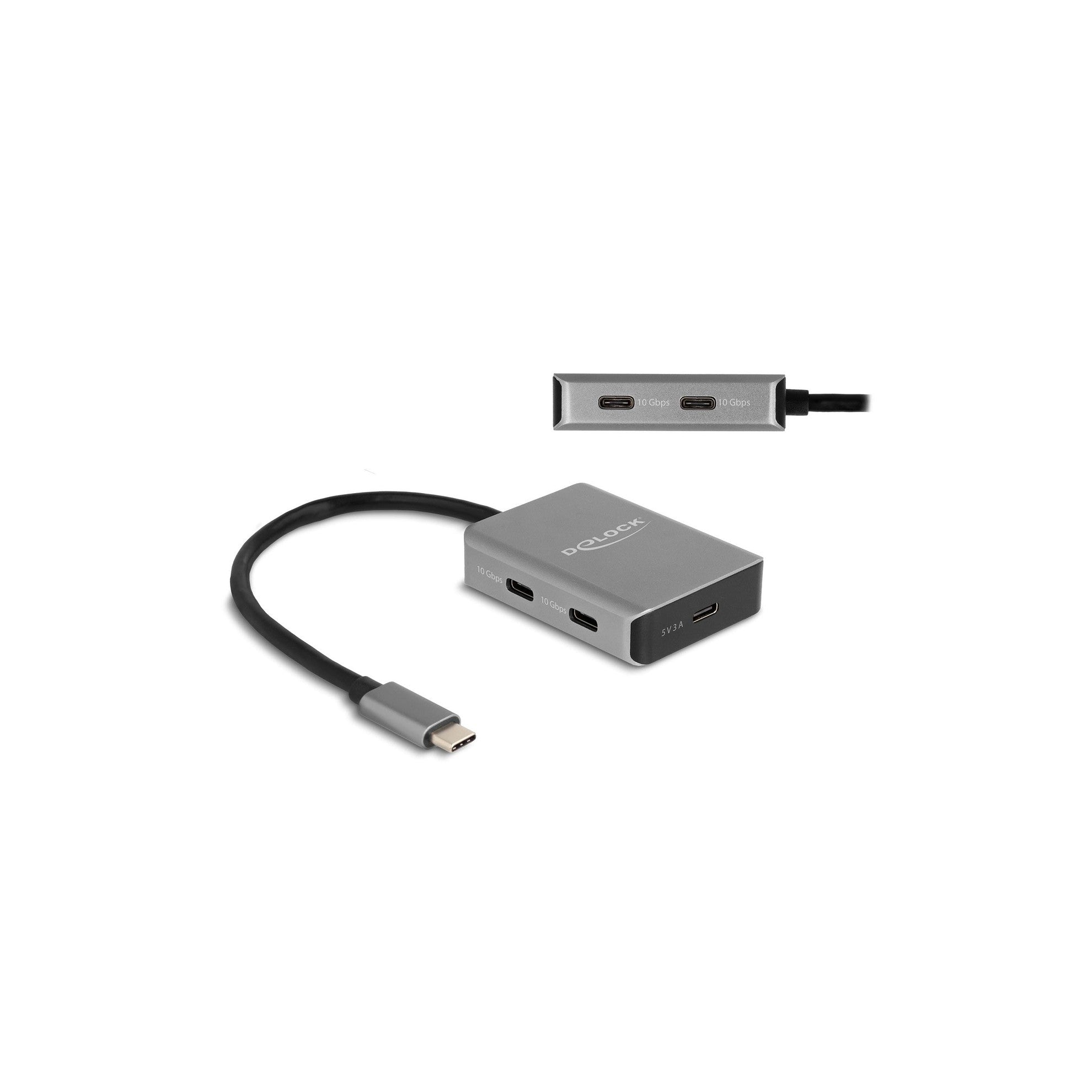 Delock USB 10 Gbps 4 Port USB-C Hub