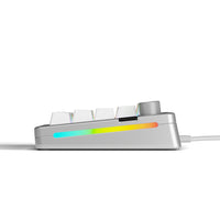 Glorious Gaming GMMK 3 PRO 65% Prebuilt Tastatur USB QWERTY US Englisch Silber