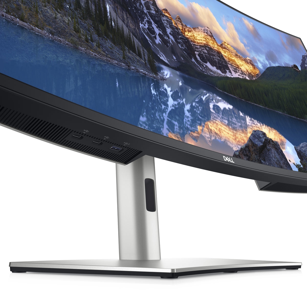 DELL UltraSharp U3824DW Computerbildschirm 95,2 cm (37.5") 3840 x 1600 Pixel Wide Quad HD+ LCD Schwarz, Silber