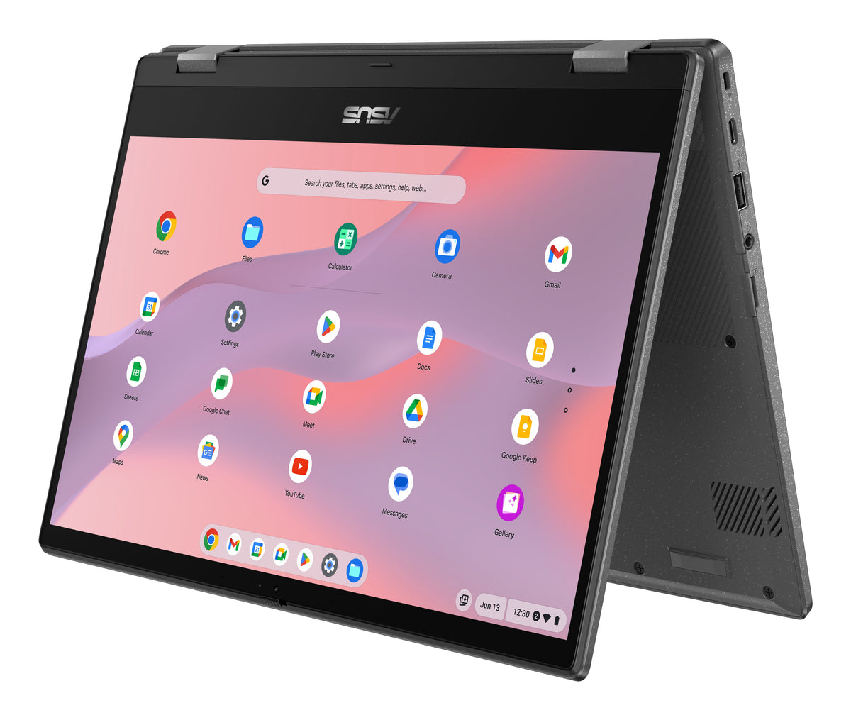 ASUS Chromebook CM14 Flip CM1402FM2A-EC0015 MediaTek Kompanio 520 35,6 cm (14") Touchscreen Full HD 8 GB LPDDR4x-SDRAM 128 GB eMMC Wi-Fi 6 (802.11ax) ChromeOS Deutsch Grau