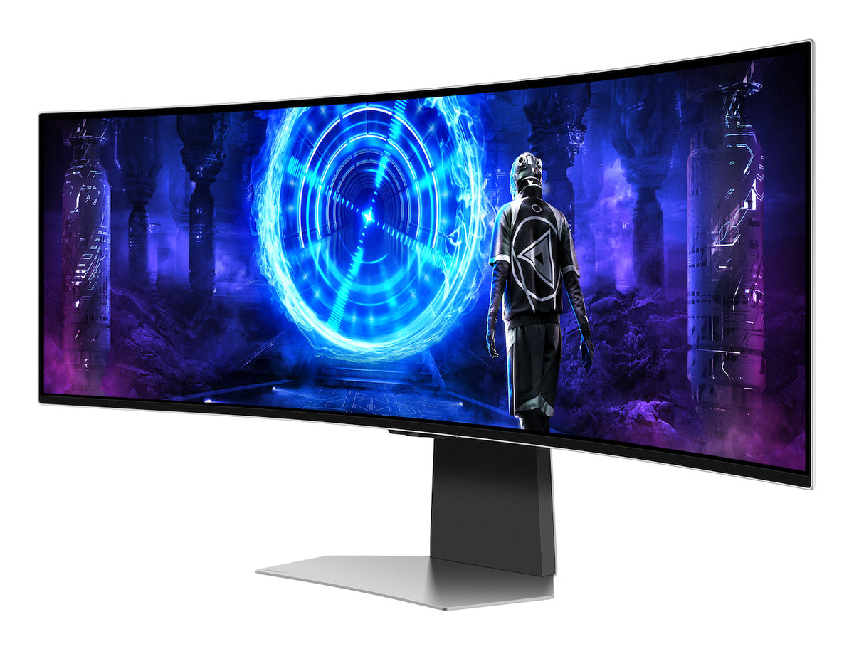 Samsung LS49DG950SU Computerbildschirm 124,5 cm (49") 5120 x 1440 Pixel Dual QHD OLED Silber