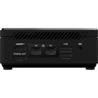 MSI Cubi N ADL S-078EU Intel® N N100 4 GB DDR4-SDRAM 128 GB SSD Windows 11 Pro Mini PC Mini-PC Schwarz