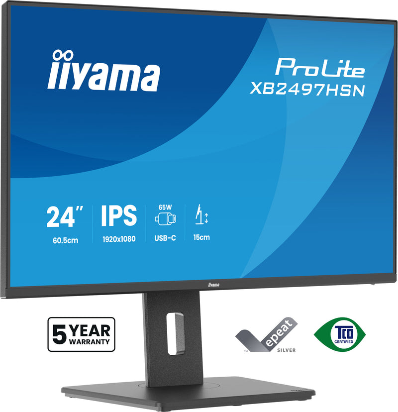 iiyama ProLite XB2497HSN-B1 Computerbildschirm 60,5 cm (23.8") 1920 x 1080 Pixel Full HD LED Schwarz