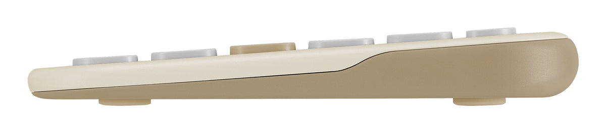ASUS Marshmallow Keyboard KW100 Tastatur Haus Bluetooth QWERTZ Deutsch Beige, Grau, Weiß