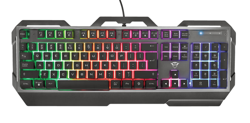 Trust GXT 856 Torac Tastatur Gaming USB QWERTZ Schweiz Schwarz