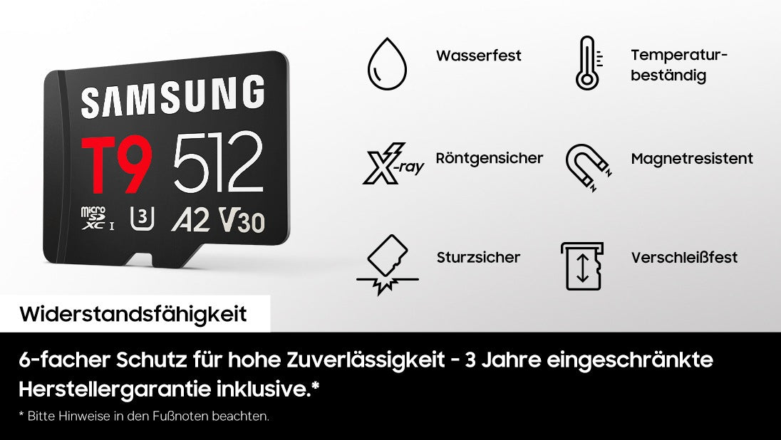 Samsung T9 microSDXC™ UHS-I Speicherkarte - 128 GB mit USB-Kartenleser ‎ ‎