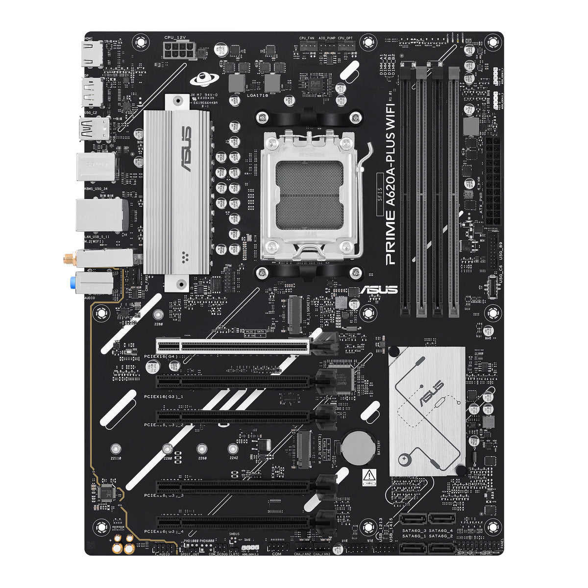 ASUS PRIME A620A-PLUS WIFI AMD A620A Sockel AM5 ATX