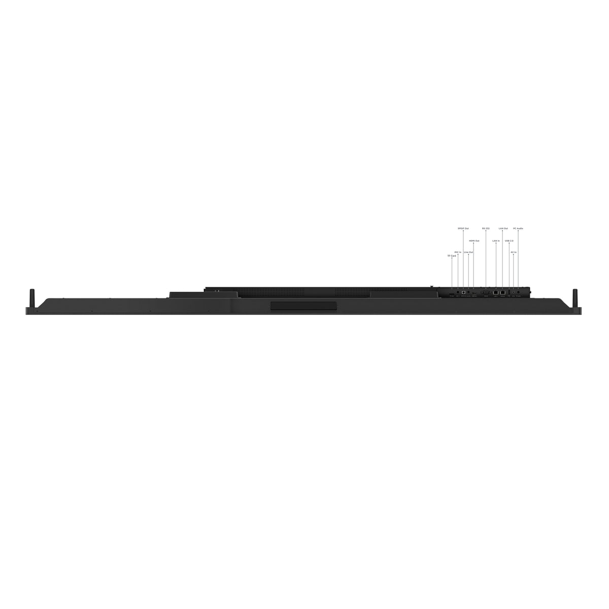 Lenovo ThinkVision T75 Computerbildschirm 190,5 cm (75") 3840 x 2160 Pixel 4K Ultra HD LED Touchscreen Schwarz
