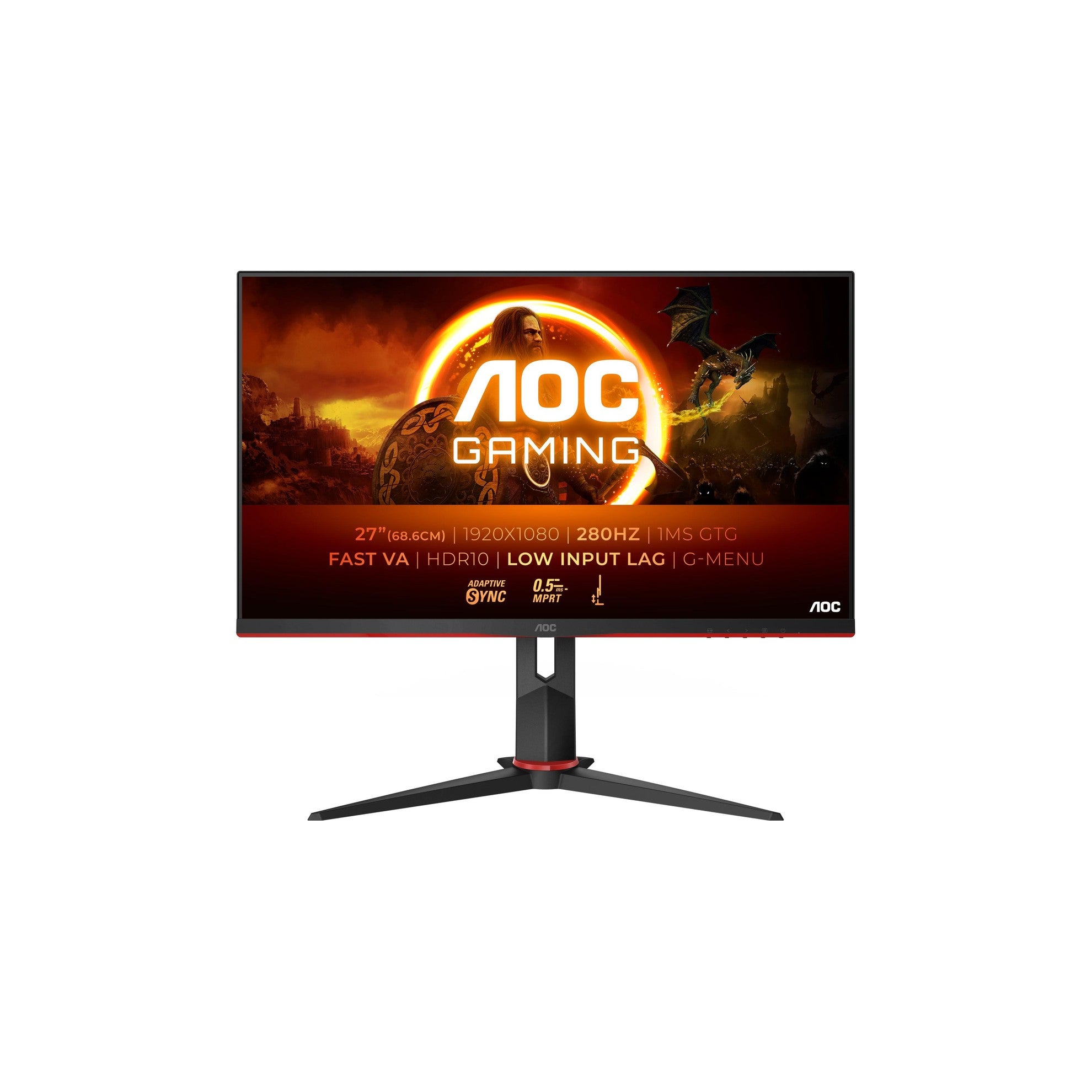 AOC 27 27G2ZN3/BK, 1920x1080, 280 Hz, VA